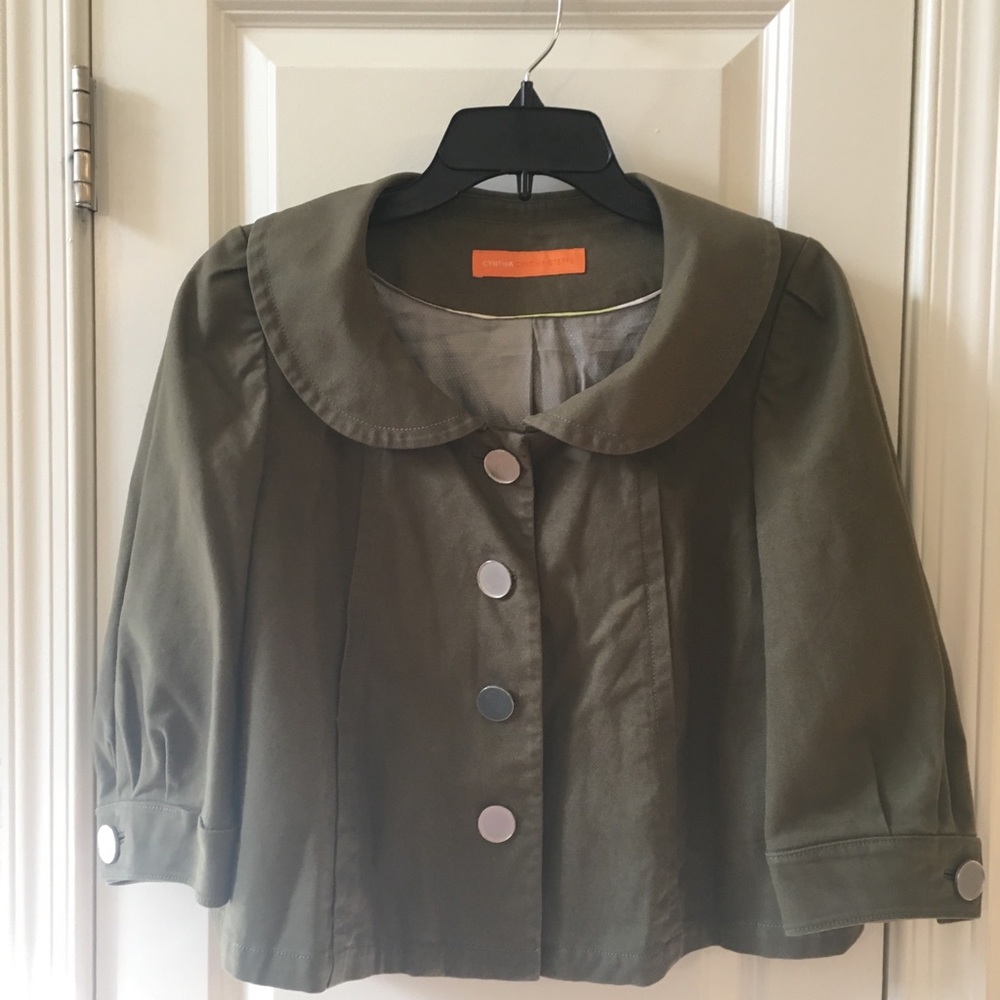 Cynthia Steffe cropped swing jacket